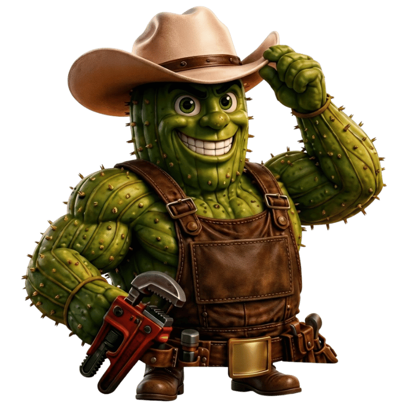 Valley Plumbing Hero Character